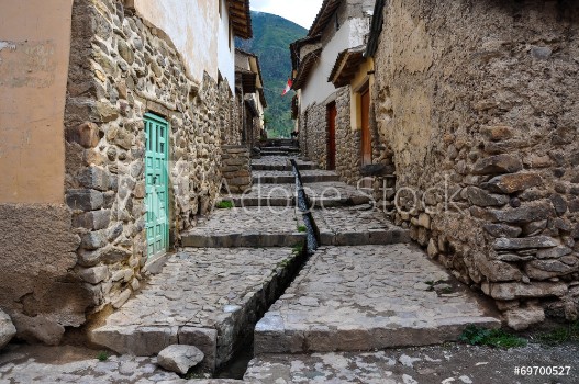 Picture of Ollantaytambo old streets Peru